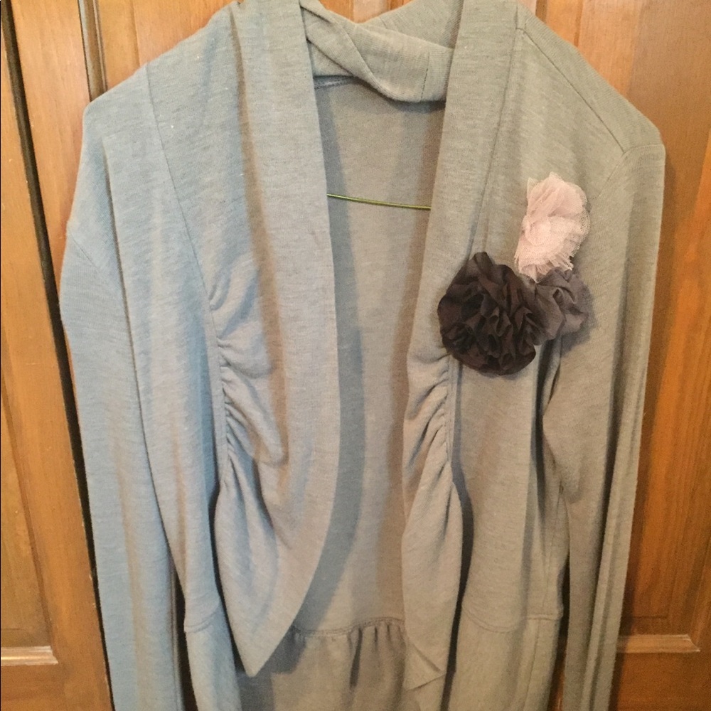 Forever 21 Flower Cardigan